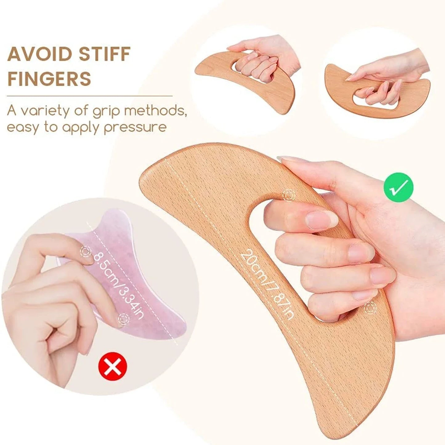 Wooden Gua Sha Tool