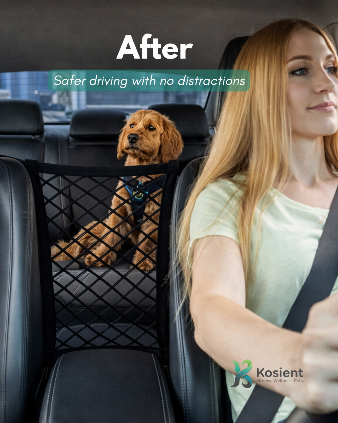 Dog Car Safety Barrier – Seat Gap Protector
