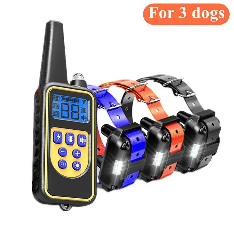 Waterproof Rechargeable Dog Training Collar