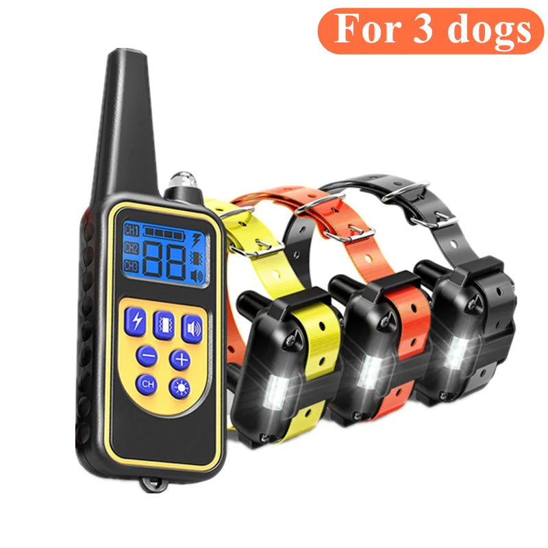 Waterproof Rechargeable Dog Training Collar