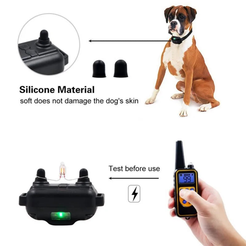 Waterproof Rechargeable Dog Training Collar