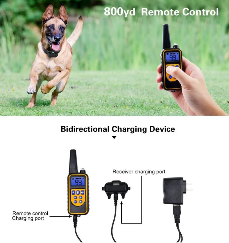 Waterproof Rechargeable Dog Training Collar