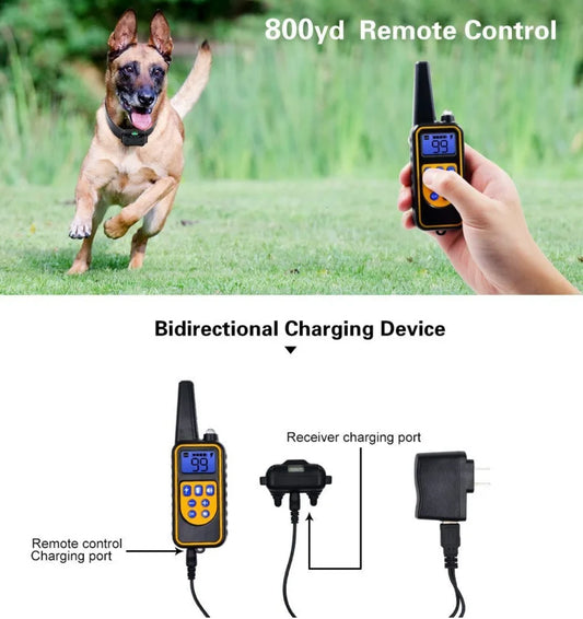 Waterproof Rechargeable Dog Training Collar