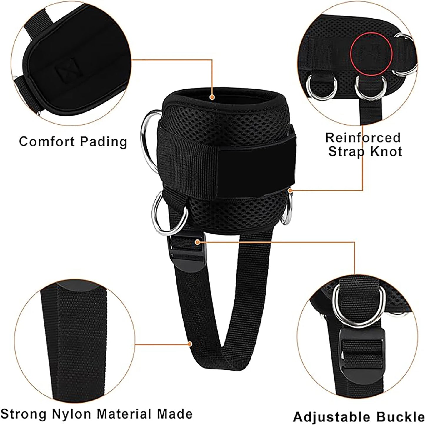 Ankle Straps Resistance Bands Set