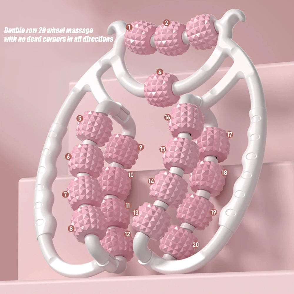 20-Wheel Leg Massager