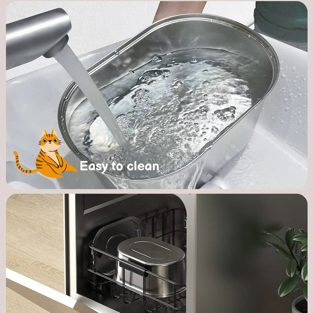 3.2L Stainless Steel Automatic Pet Water Fountain