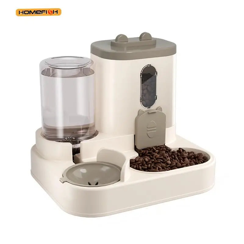 2-in-1 Cat Food & Water Dispenser