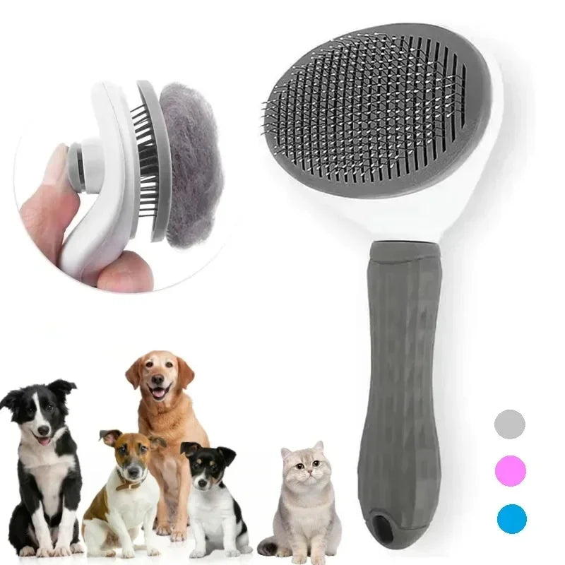Self-Cleaning Pet Hair Brush
