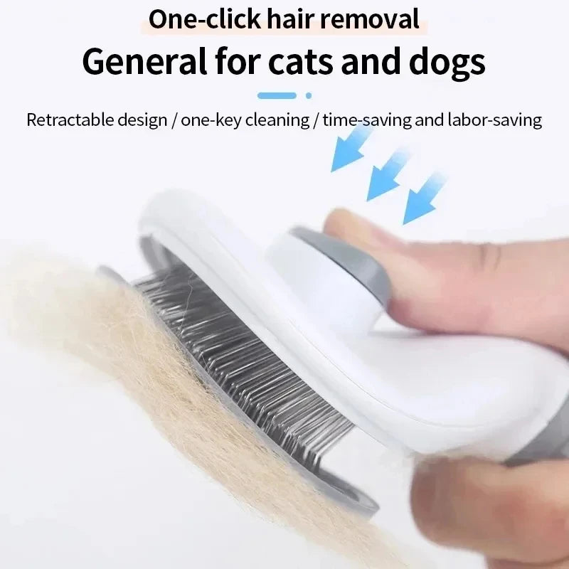 Self-Cleaning Pet Hair Brush