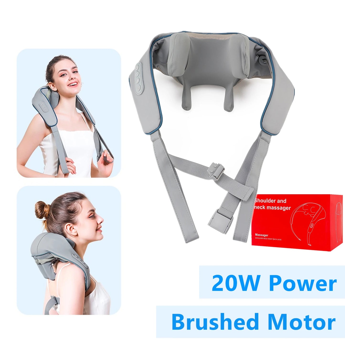 Wireless Deep Kneading Neck and Shoulder Massager