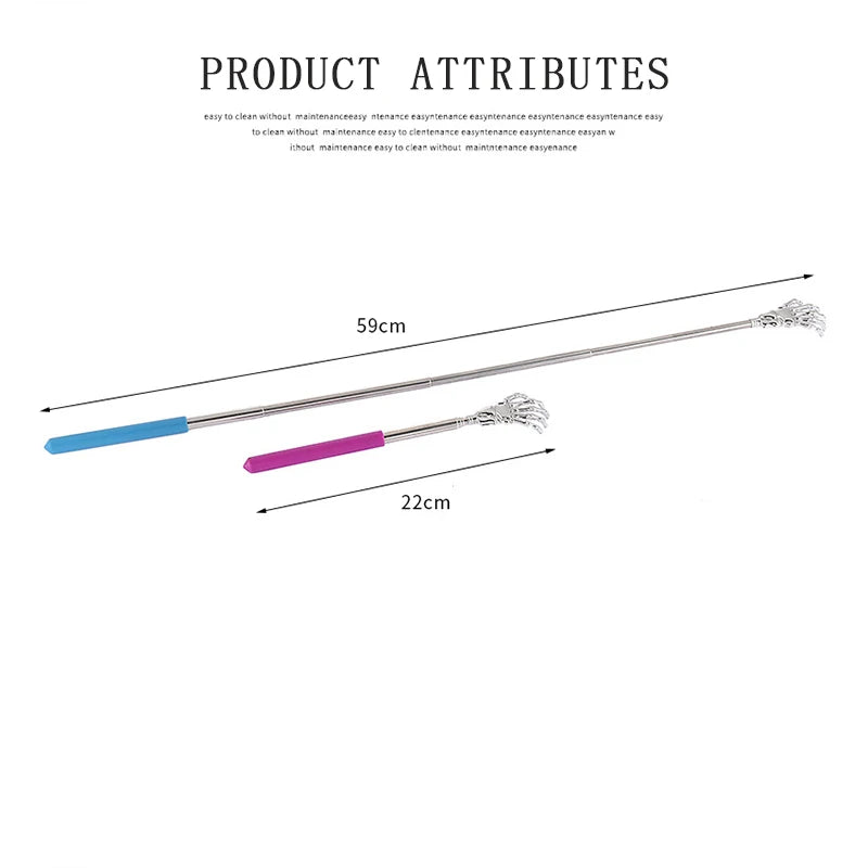 Retractable Stainless Steel Claw Massager