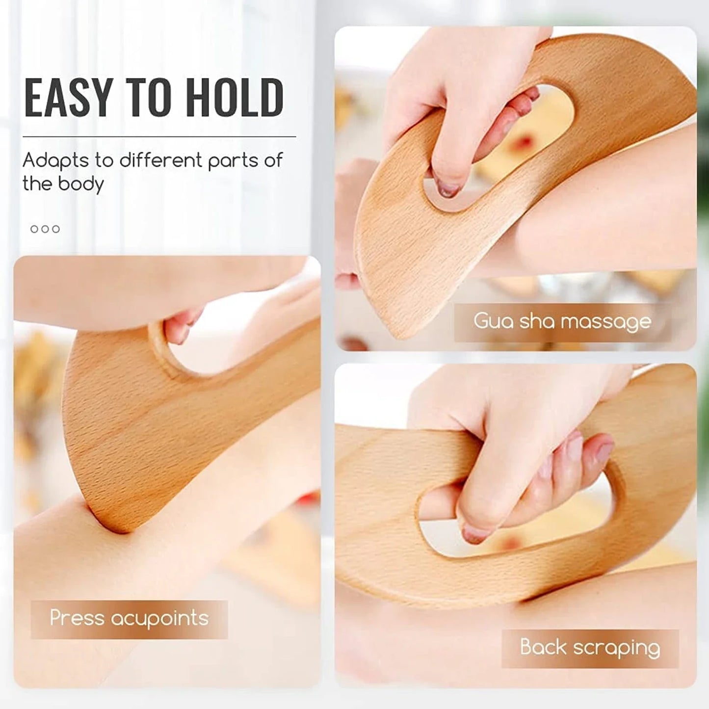 Wooden Gua Sha Tool