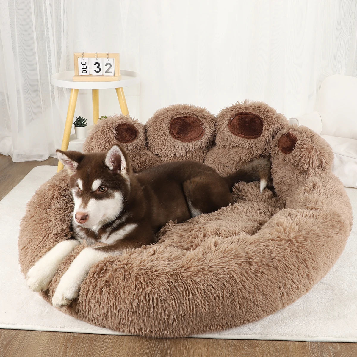 Fluffy Dog Bed – Cozy Pet Sofa and Kennel Mat