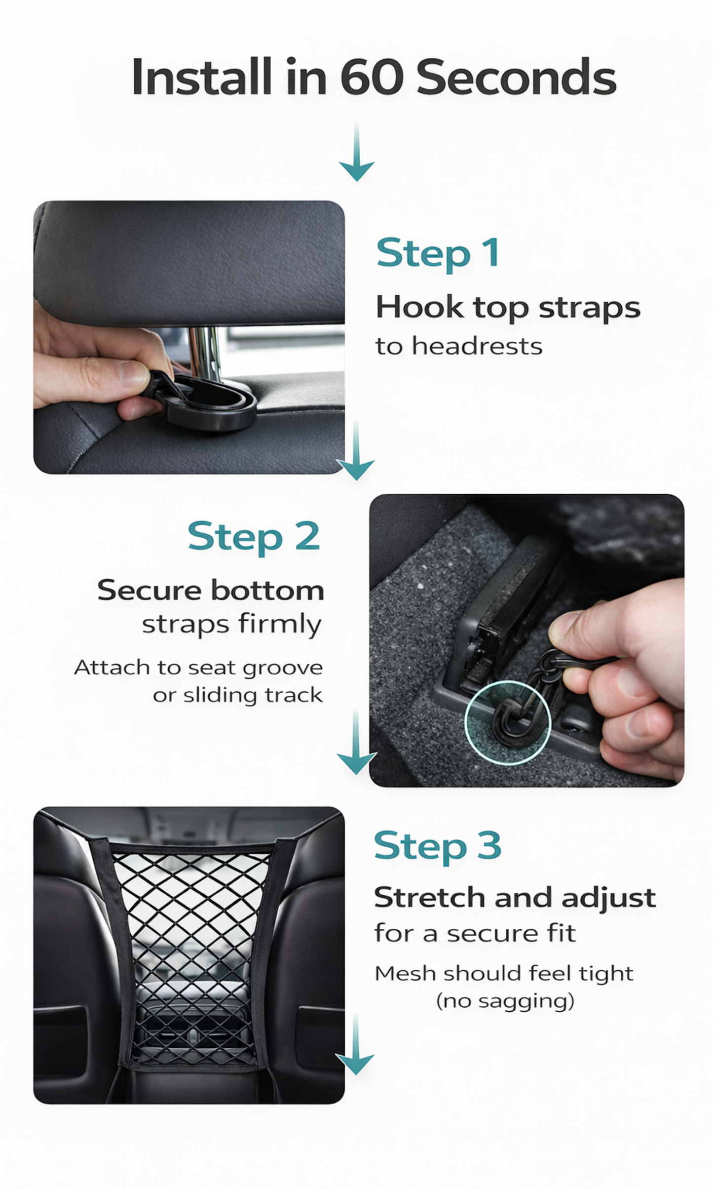 Dog Car Safety Barrier – Seat Gap Protector